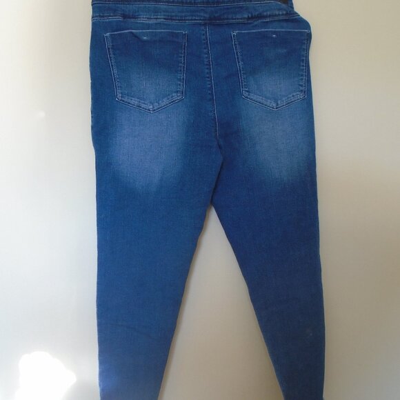 JEANIOLOGIE MID RISE CROPPED SKINNY JEANS SIZE 10 - Picture 2 of 4
